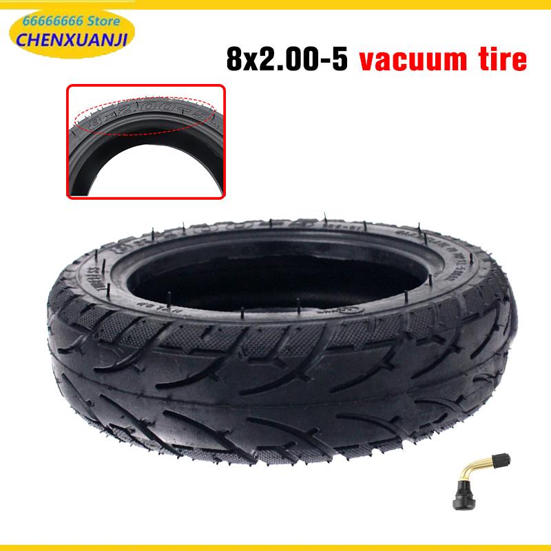 Scooter Tire - Pneu Sem Câmara 8x2.00-5 e Cubo