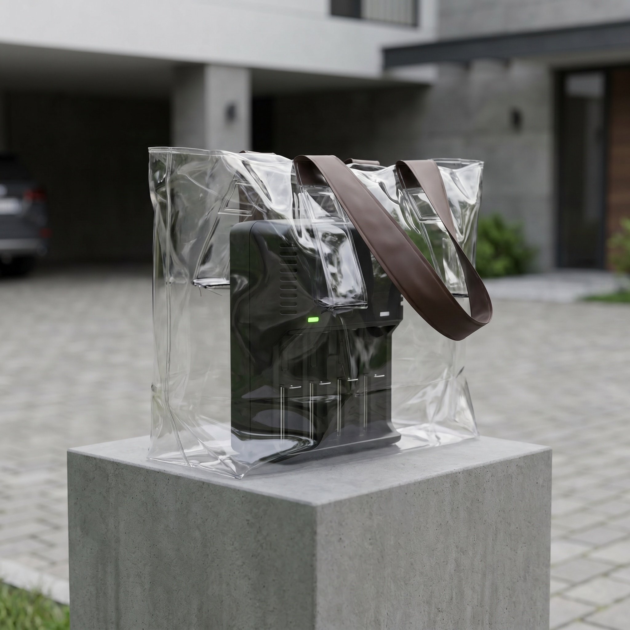 Electric Scooter Charger - Capa transparente de PVC, à prova