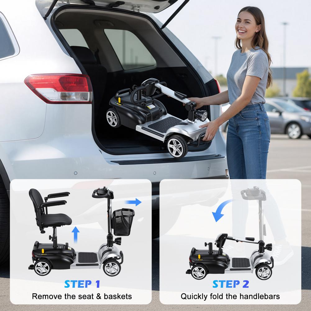 Scooter de Mobilidade com Luz  - Electric Scooter Charger avaliação e preço