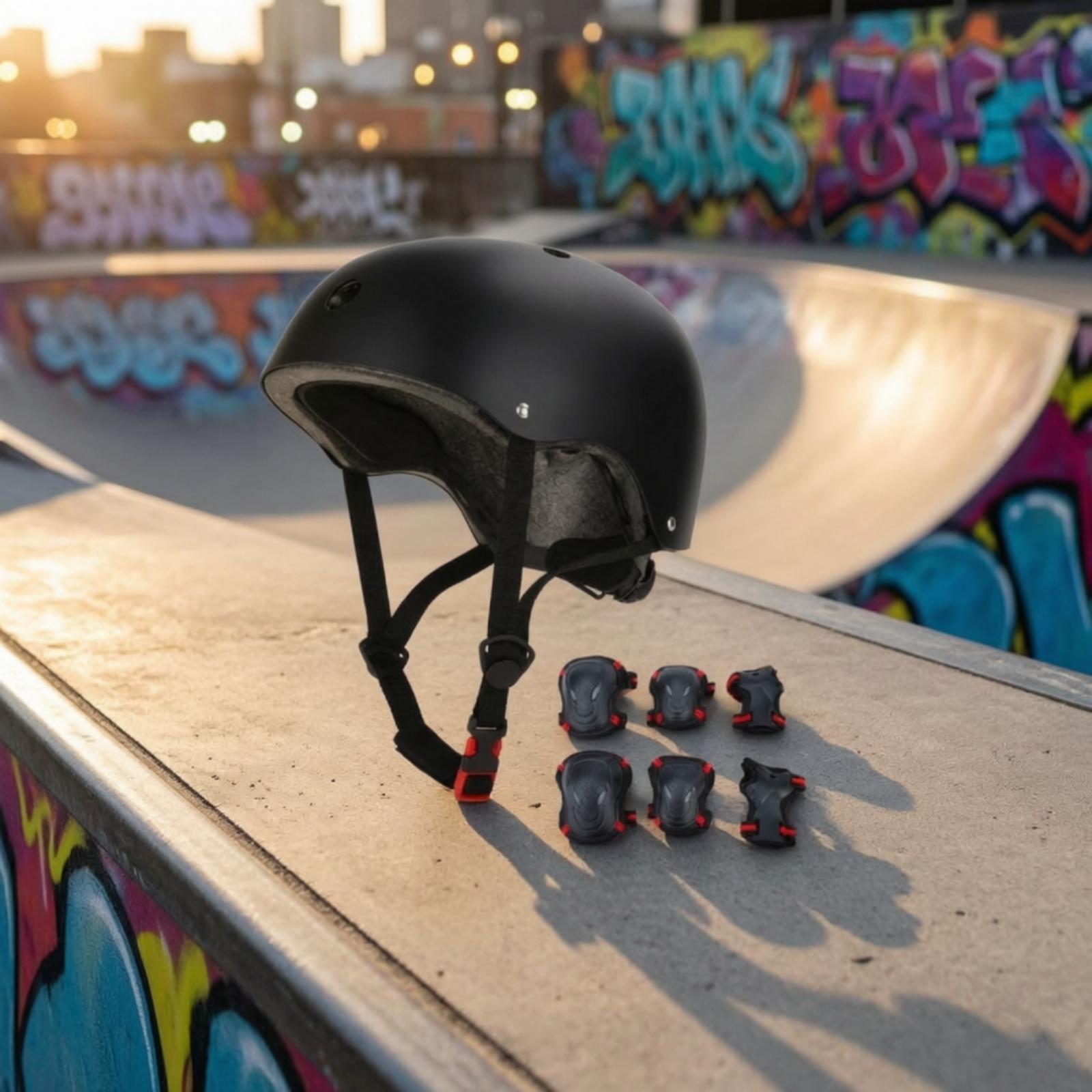 Capacete de skate com proteção - Scooter Helmet Set avaliação e preço