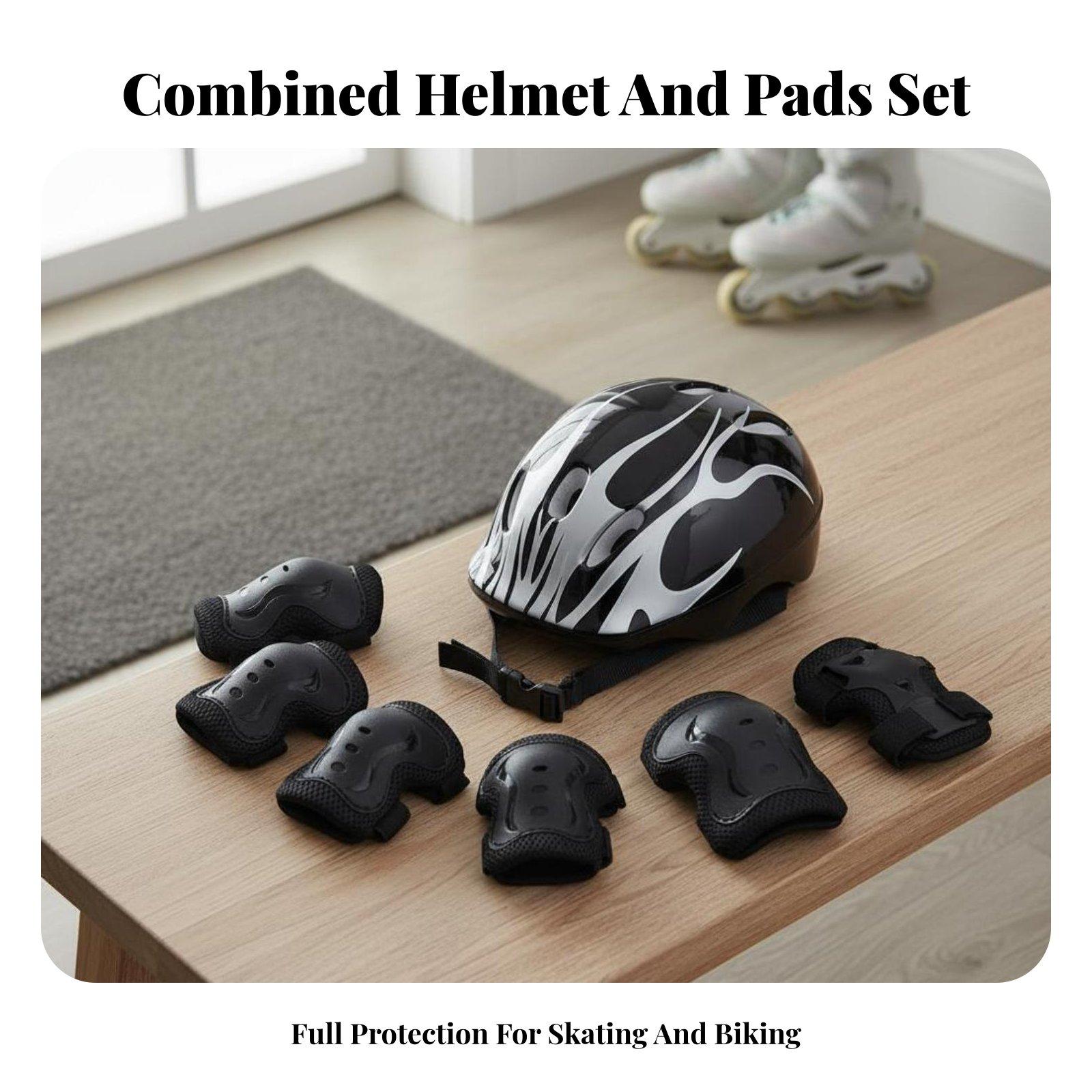 Conjunto de Capacete e Proteto - Scooter Helmet Set avaliação e preço
