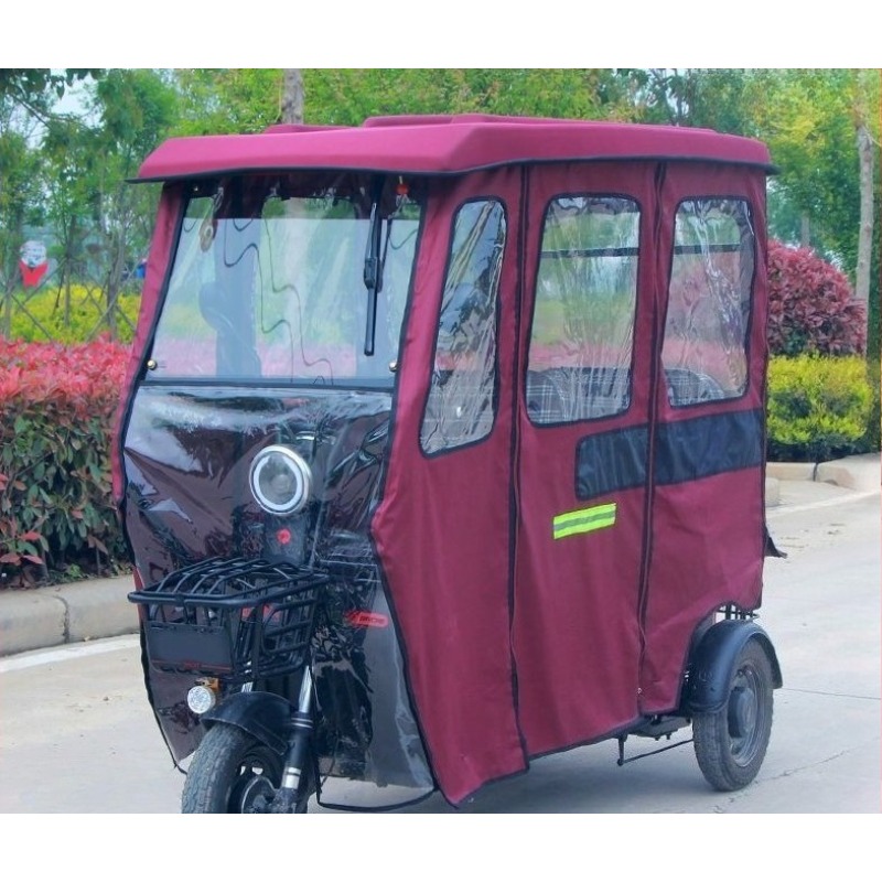 Lona fechada motocicleta trici - Electric Scooter Rain Cover avaliação e preço