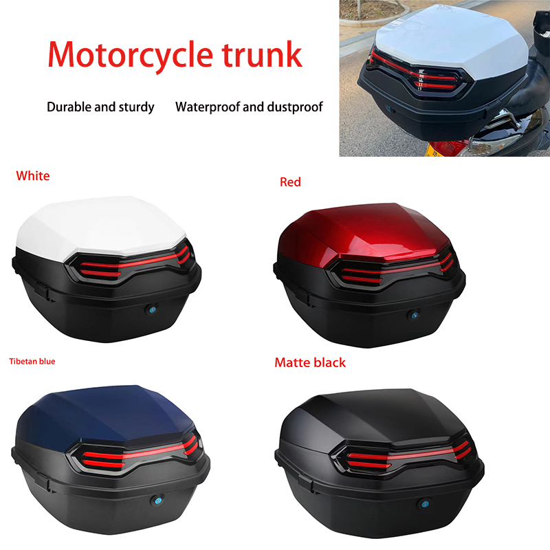Caixa traseira para motociclet - Scooter Helmet Set avaliação e preço